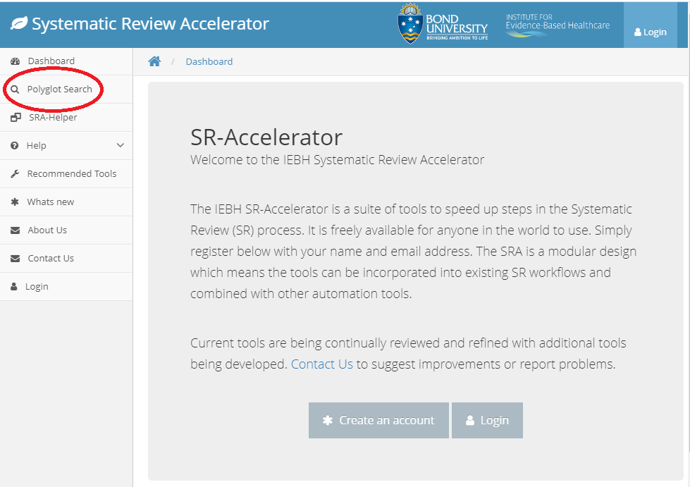 SRA Home Page